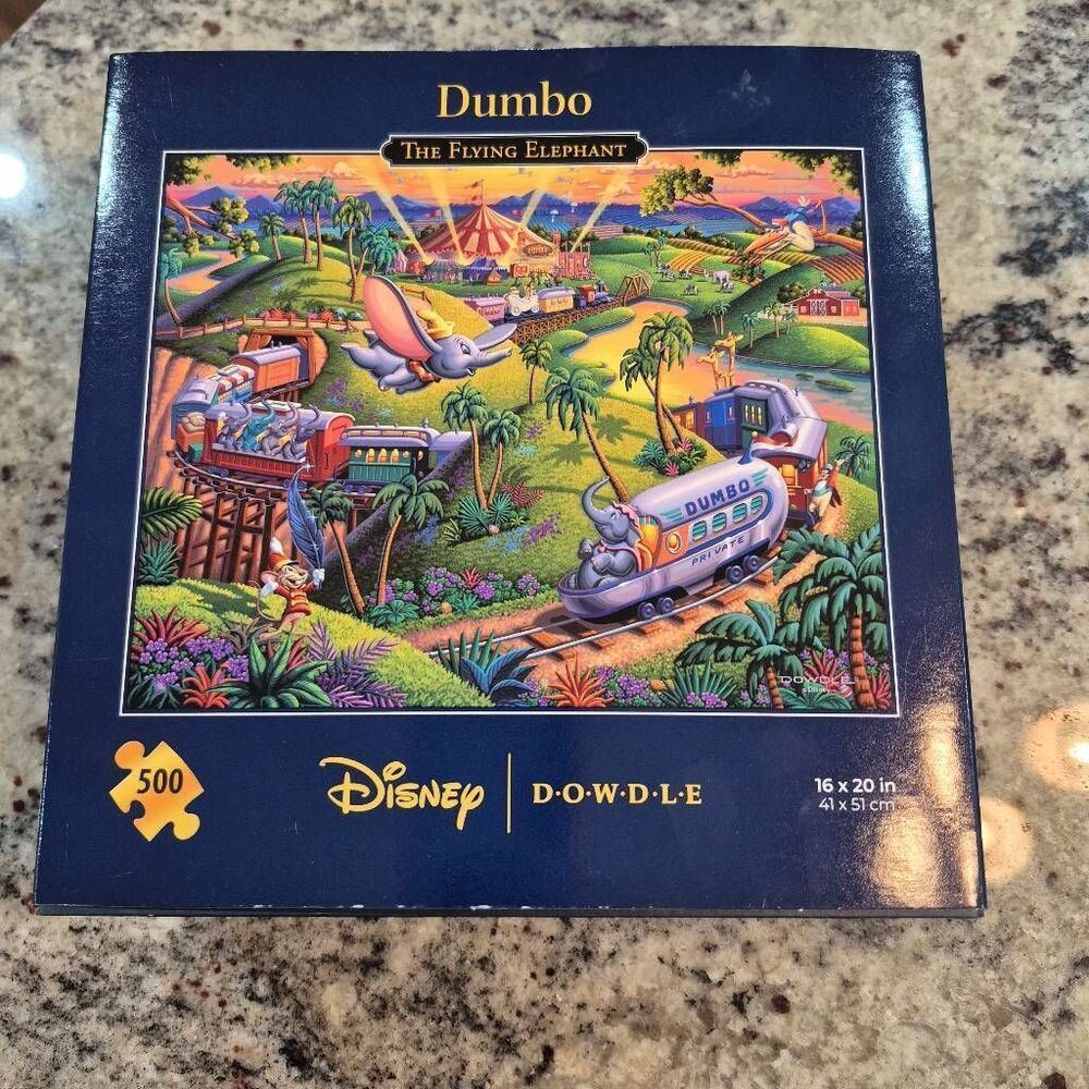 Dowdle Disney Dumbo The Flying Elephant 500 pc Jigsaw Puzzle NEW